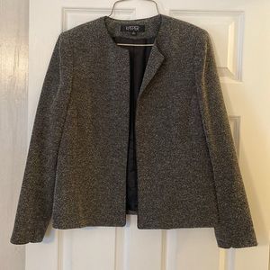 Kasper jacket,size 12, salt &pepper color